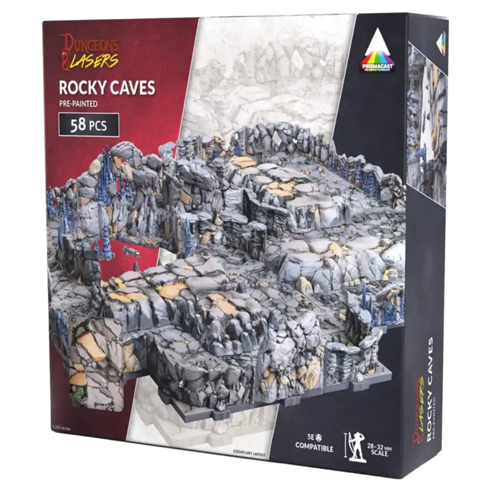 Dungeons & Lasers: Pre-Painted Rocky Caves