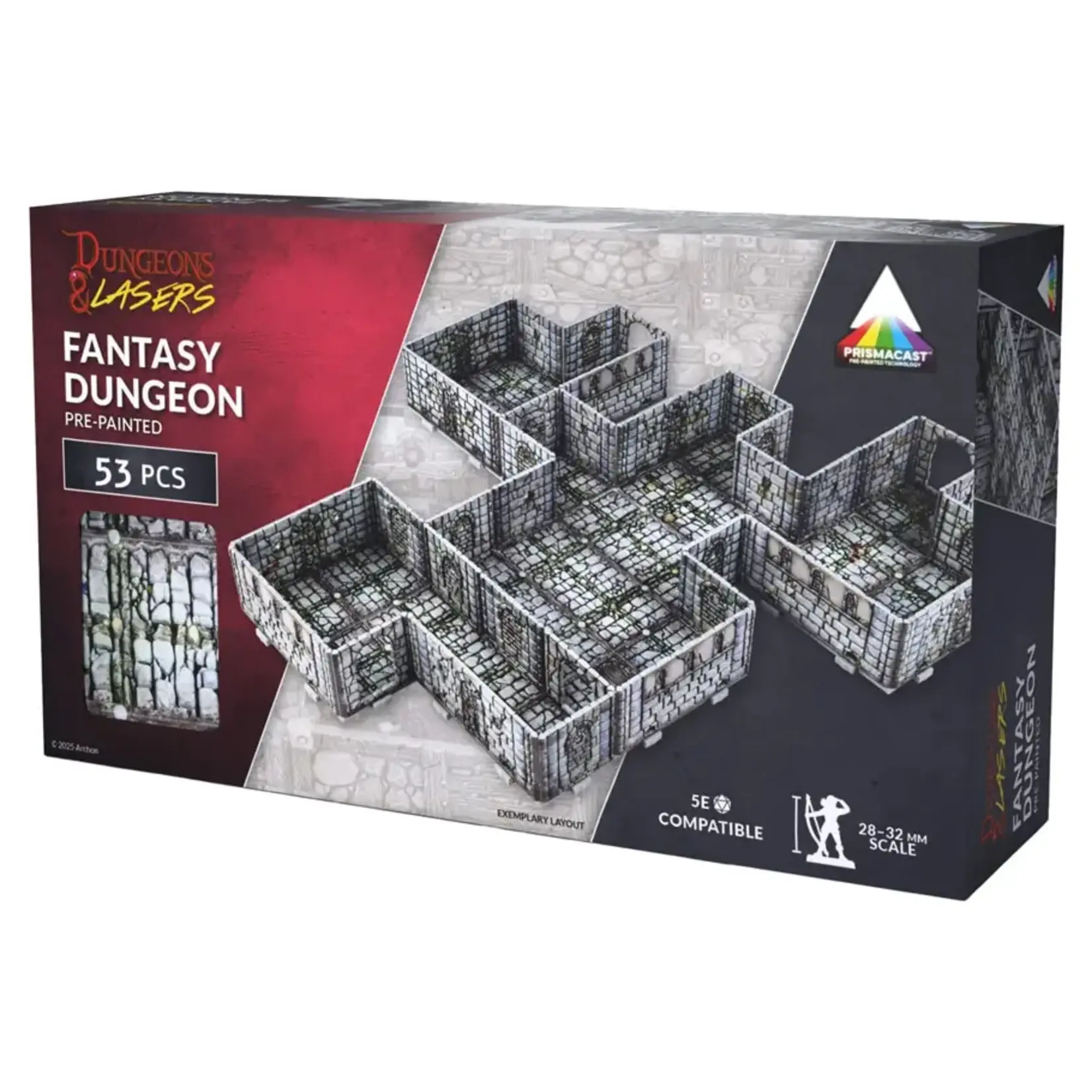 Dungeons & Lasers: Pre-Painted Fantasy Dungeon