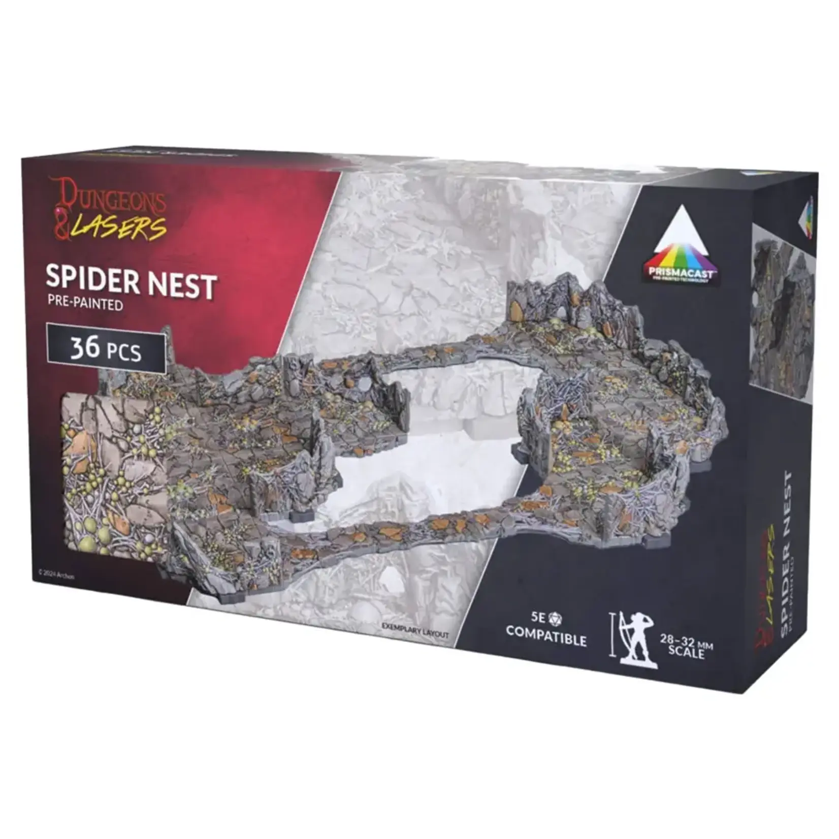 Dungeons & Lasers: Pre-Painted Spider Nest