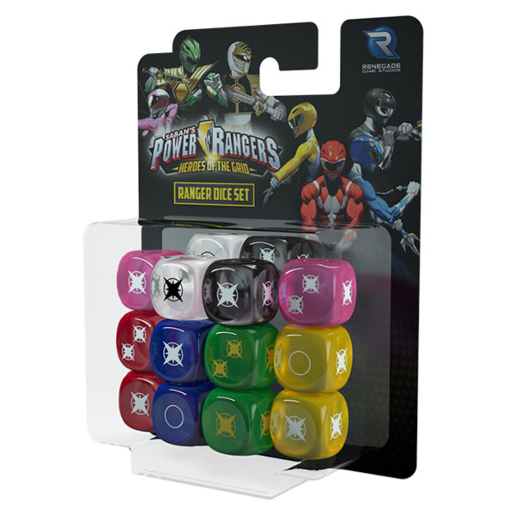Power Rangers: Heroes of the Grid- Ranger Dice Set
