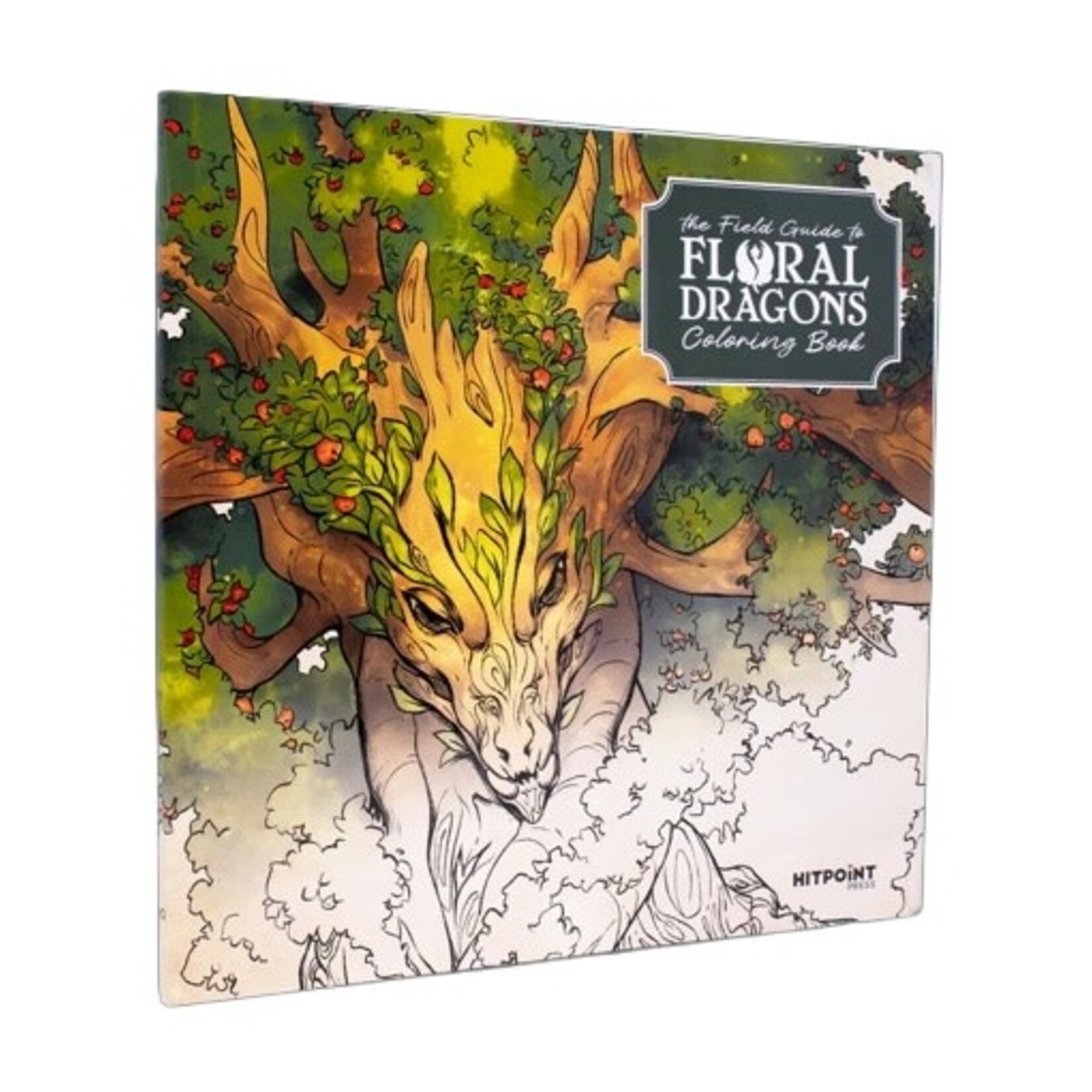 The Field Guide to Floral Dragons: Coloring Book D&D