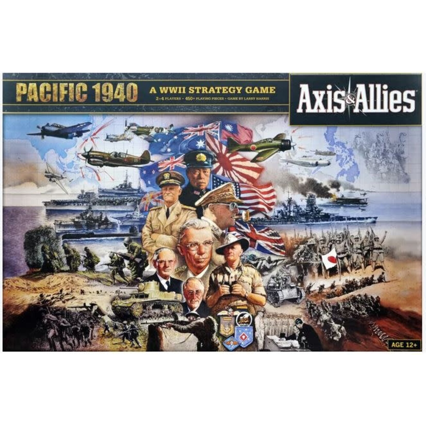 #10283 Axis & Allies: Pacific 1940 2nd Edition Dragon Cache Used Game