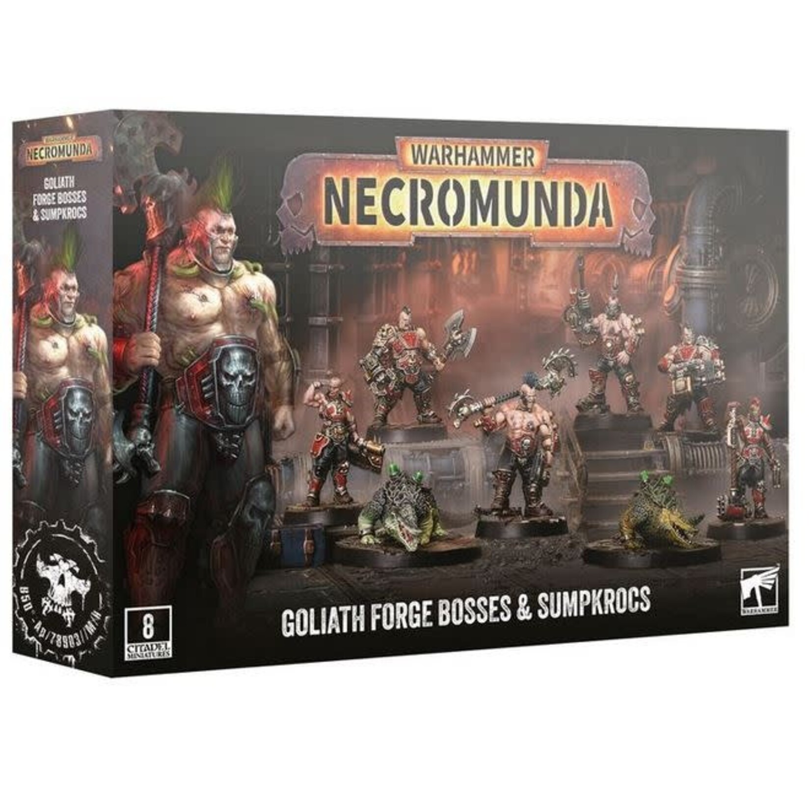 Necromunda: Goliath Forge Bosses & Sumpkrocs