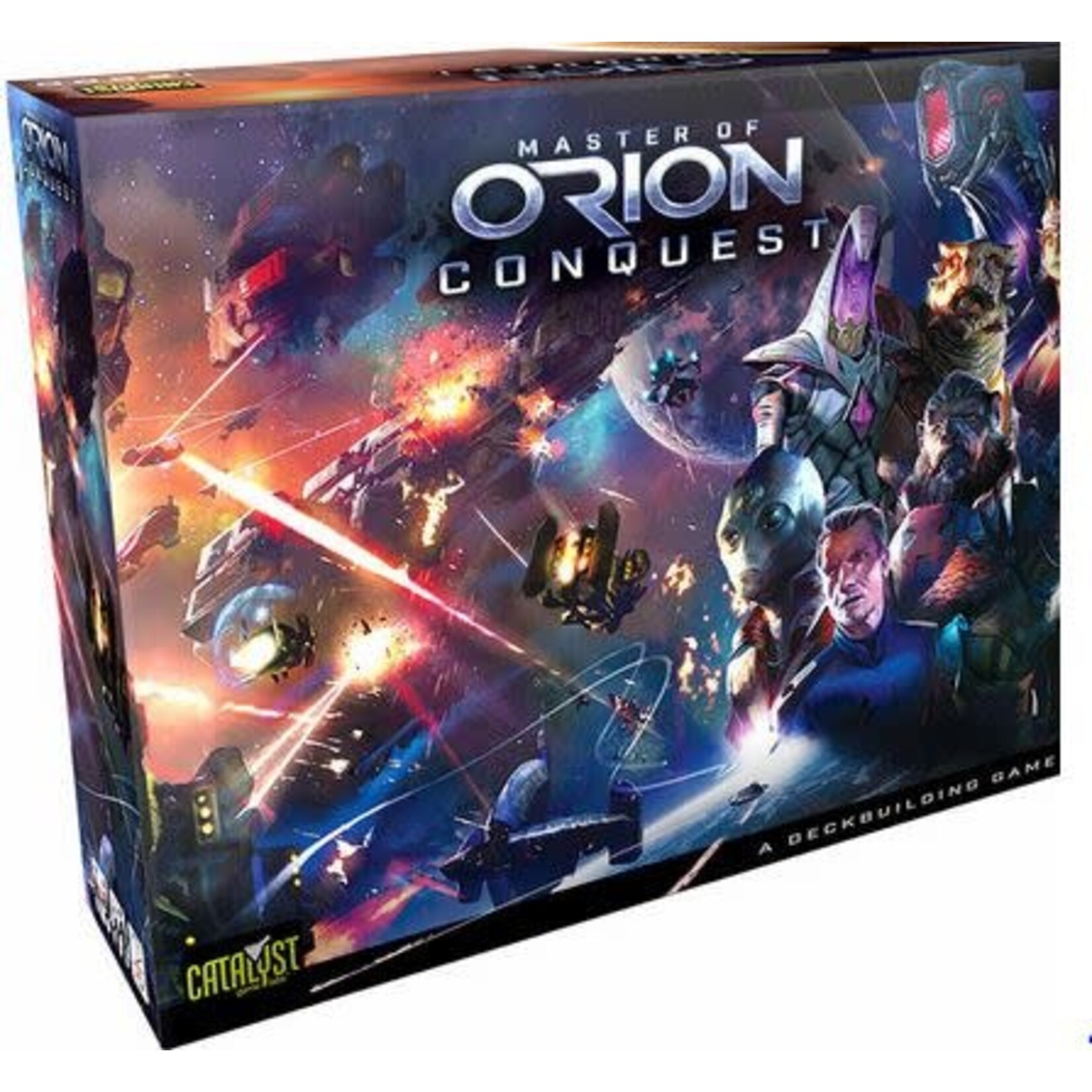 #10257 Master of Orion Conquest Deckbuilding Game Dragon Cache Used Games