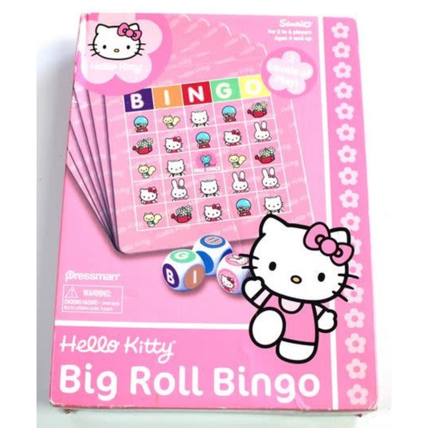 #10255 Hello Kitty Big Roll Bingo Dragon Cache Used Games