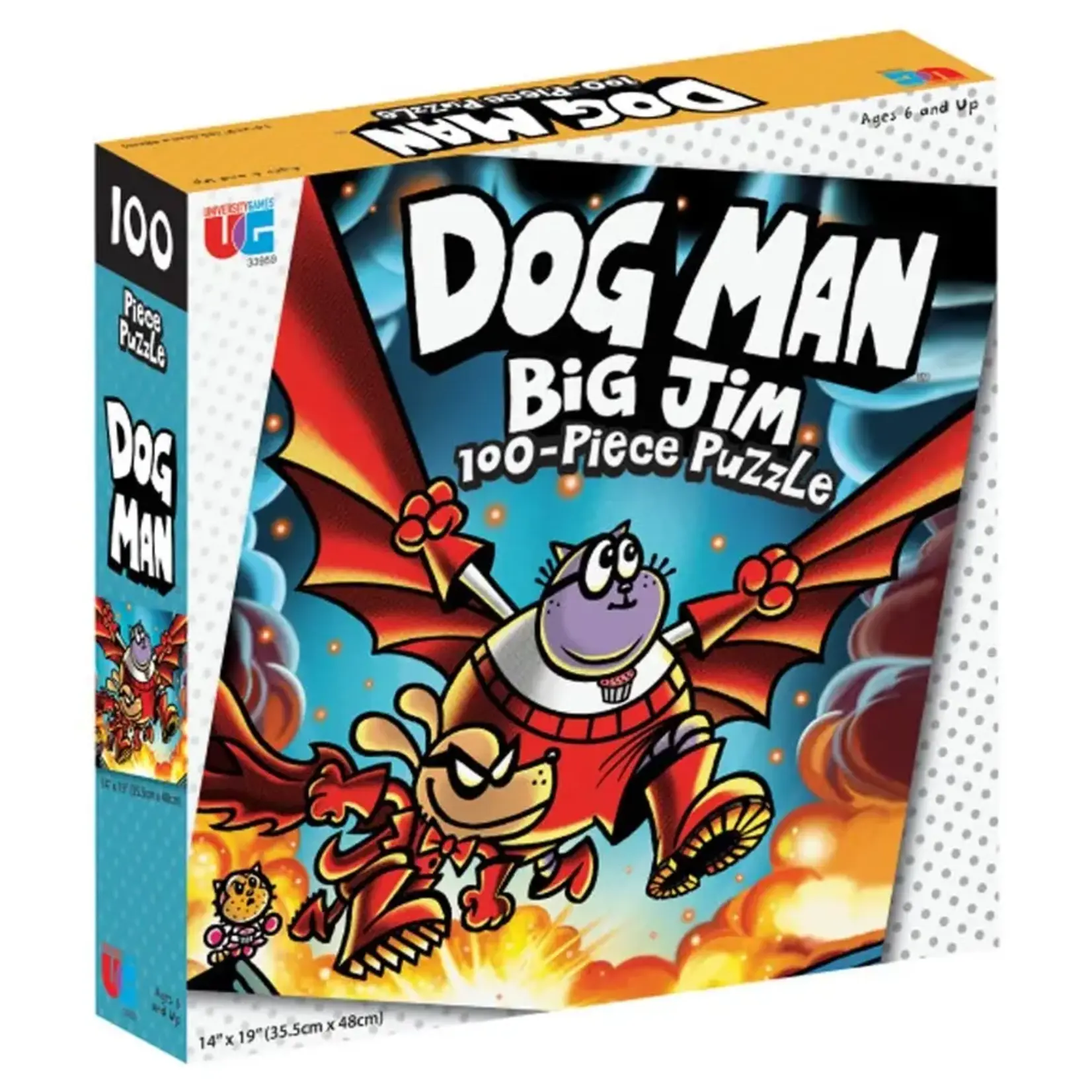 Dog Man "Big Jim" 100 Piece Puzzle