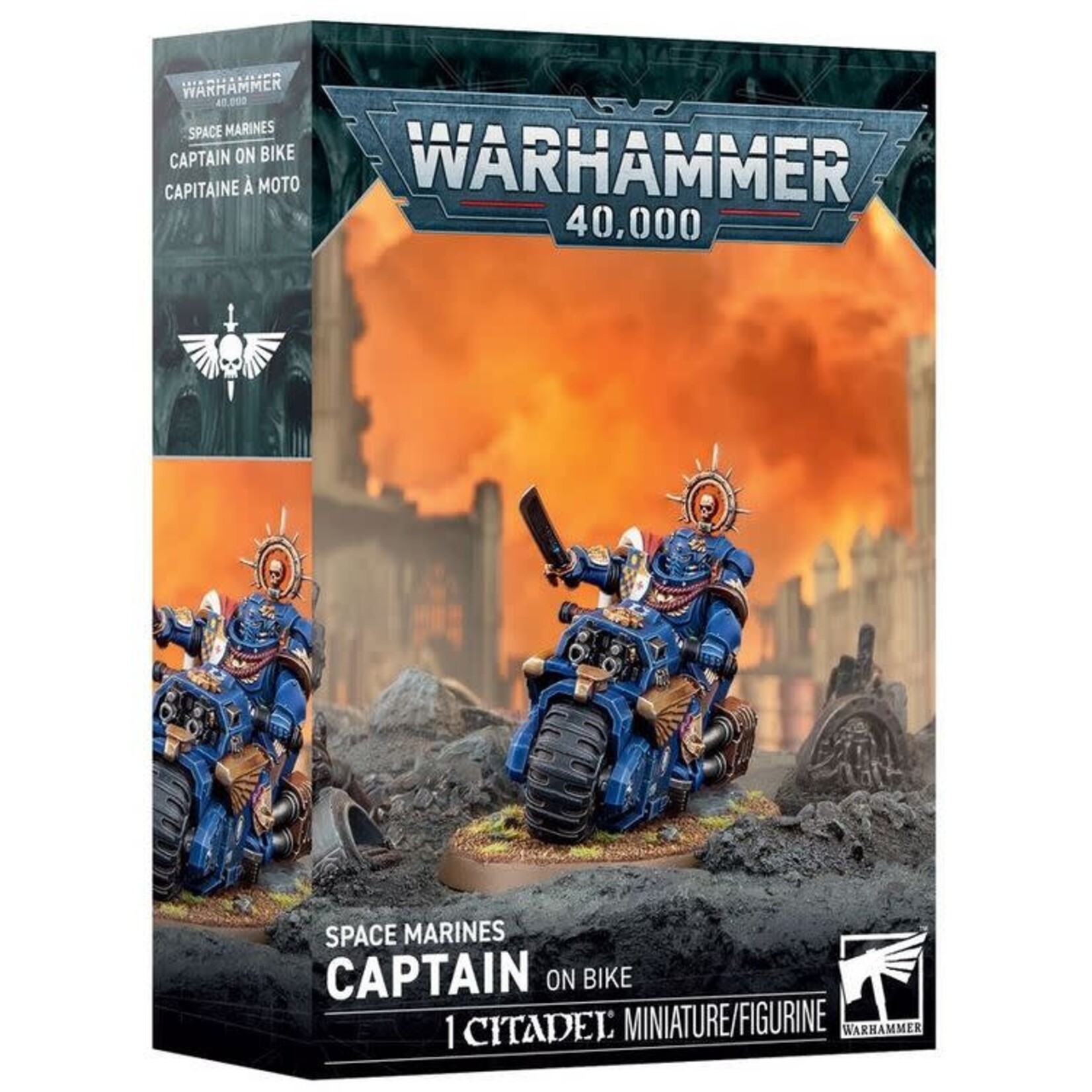 40K: Space Marines - Captain on Bike