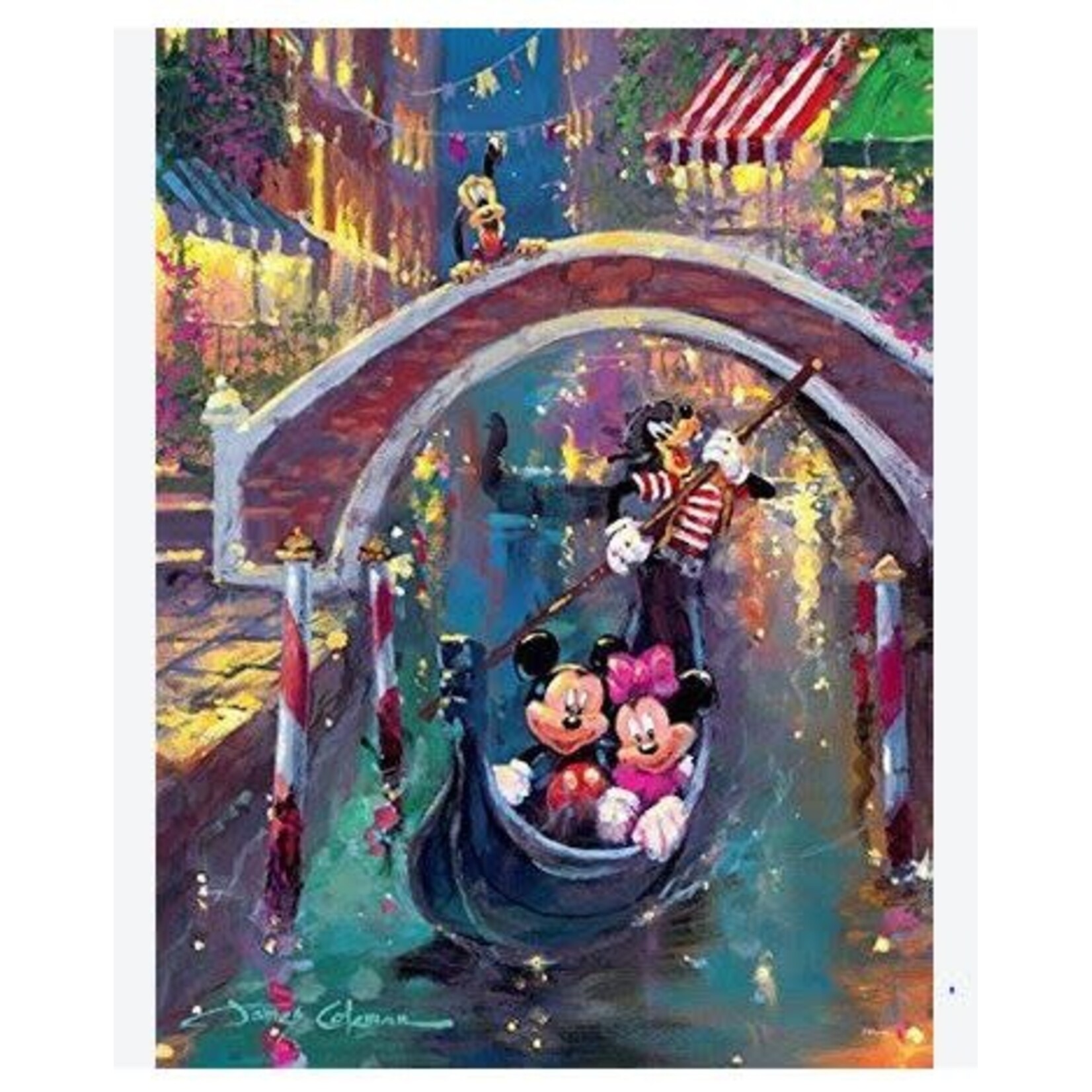 #10225 Disney Moonlight In Venice 1000 pc Puzzle Dragon Cache Used Games