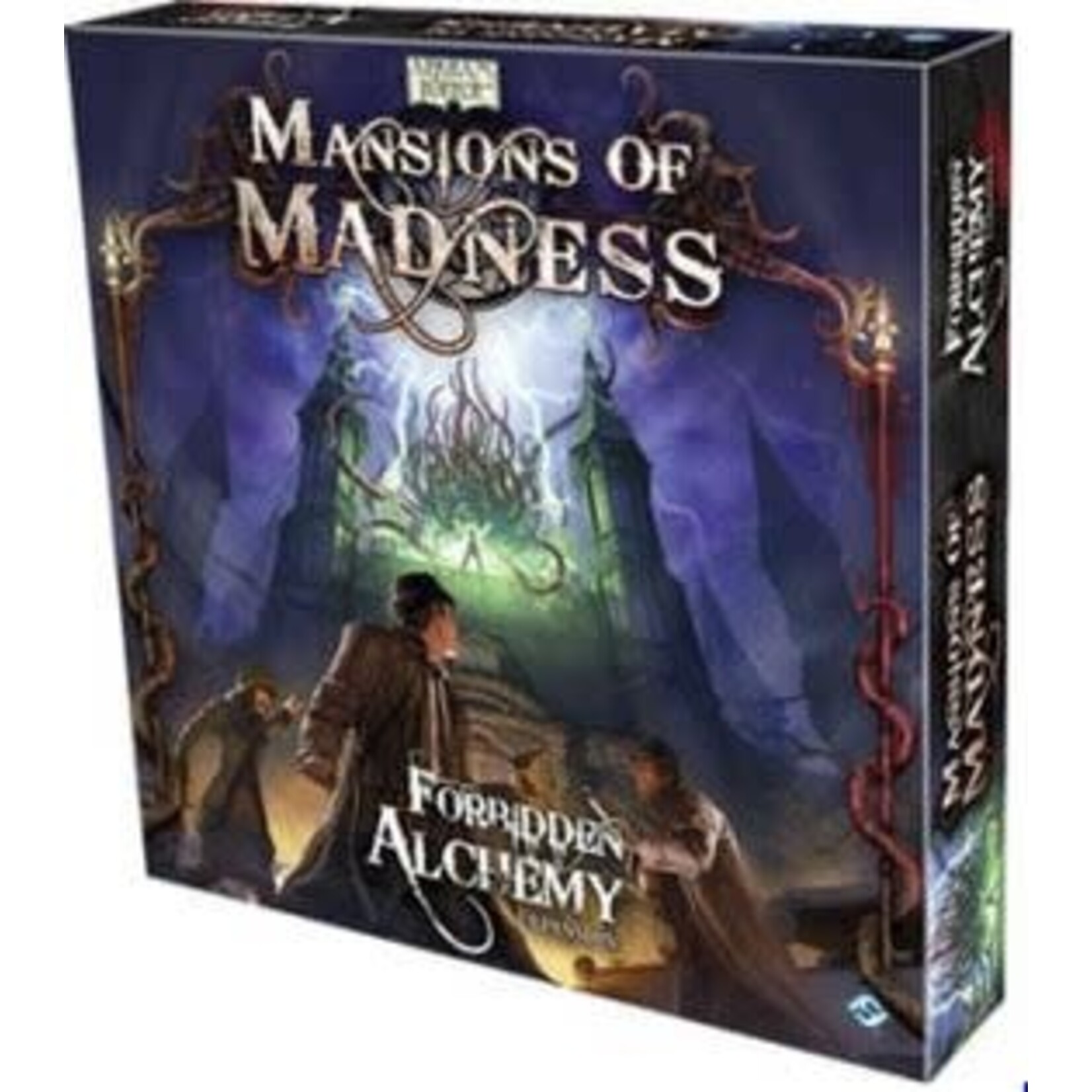 #10221 mansions of Madness Forbidden alchemy expansion dragon cache used game