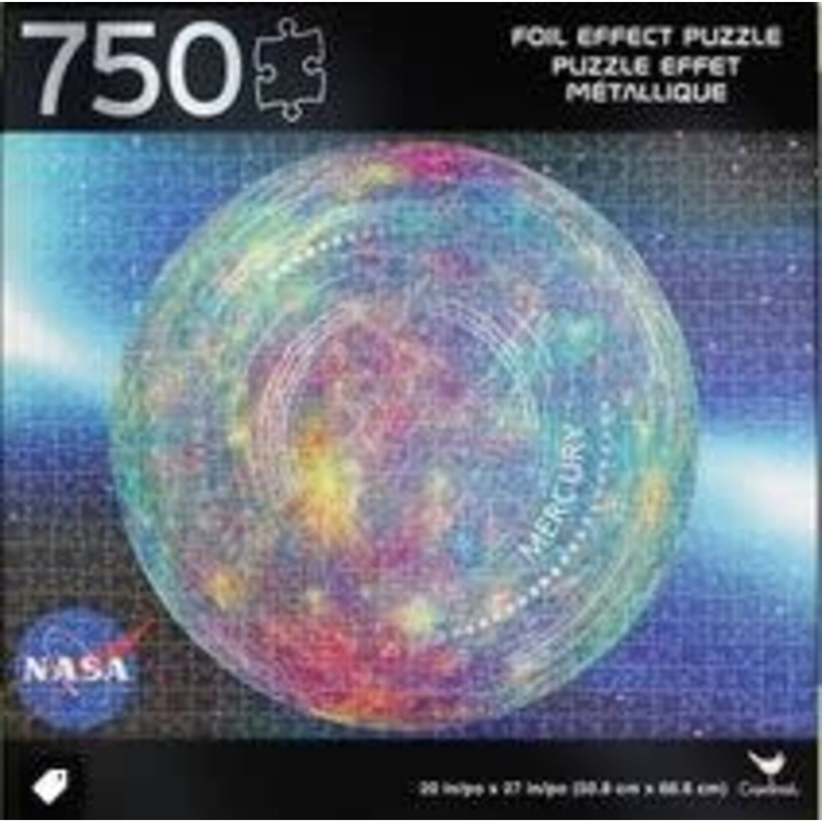 #10218 NASA Foil Puzzle 750 pcs Dragon Cache Used Games