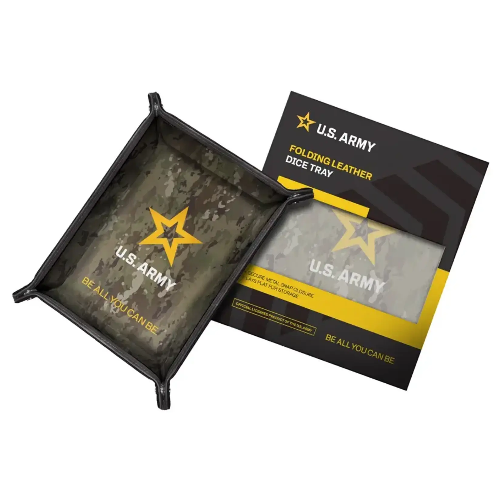 Folding Dice Tray: U.S. Army OPC Camoflage