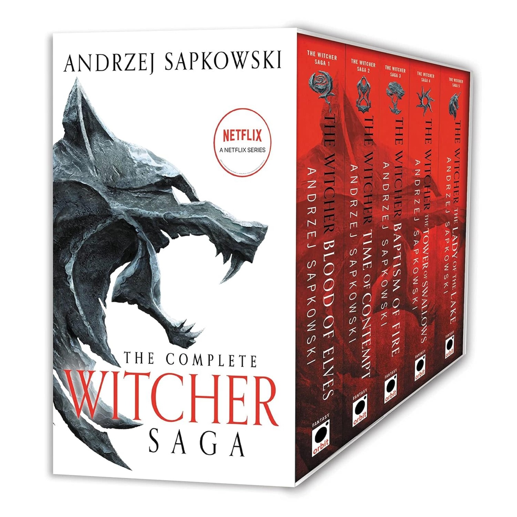 The Witcher Boxed Set: Blood of Elves/The Time of Contempt/Baptism of Fire/The Tower of Swallows/The Lady of the Lake