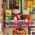 Miniature House Kit - Christmas Cottage