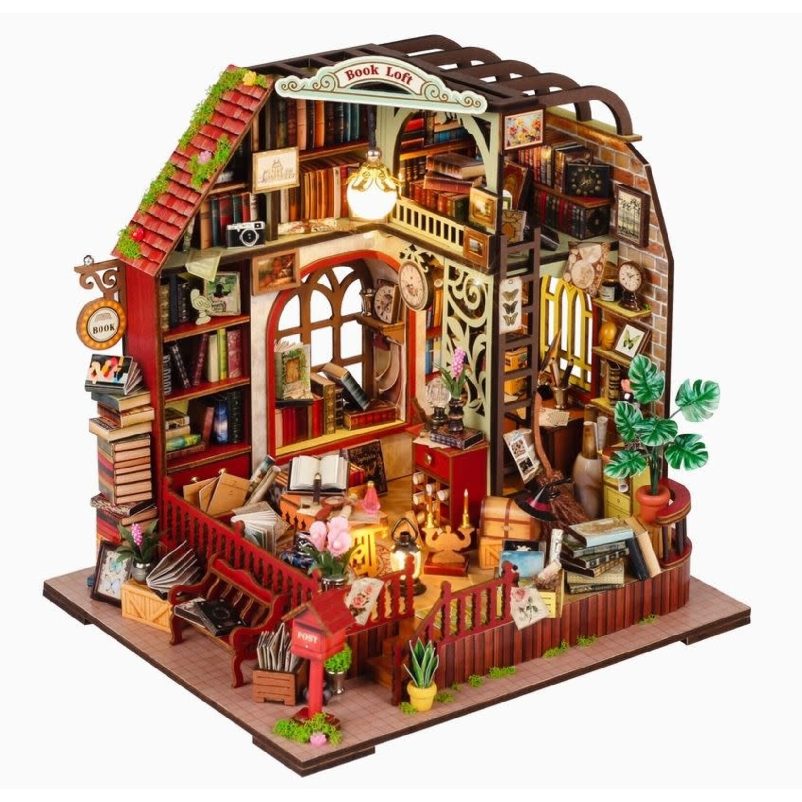Miniature House Kit - Book Loft