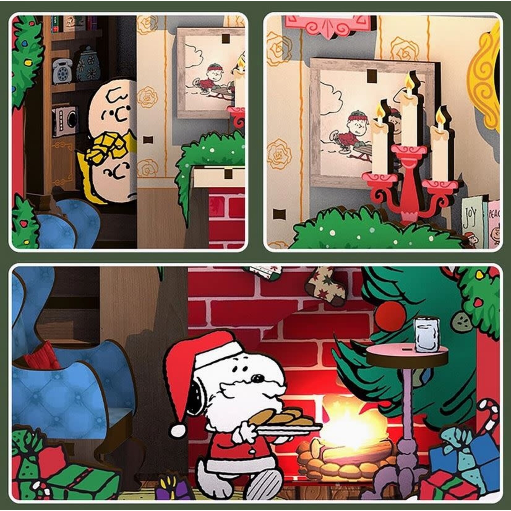 Book Nook Kit - Peanuts Christmas