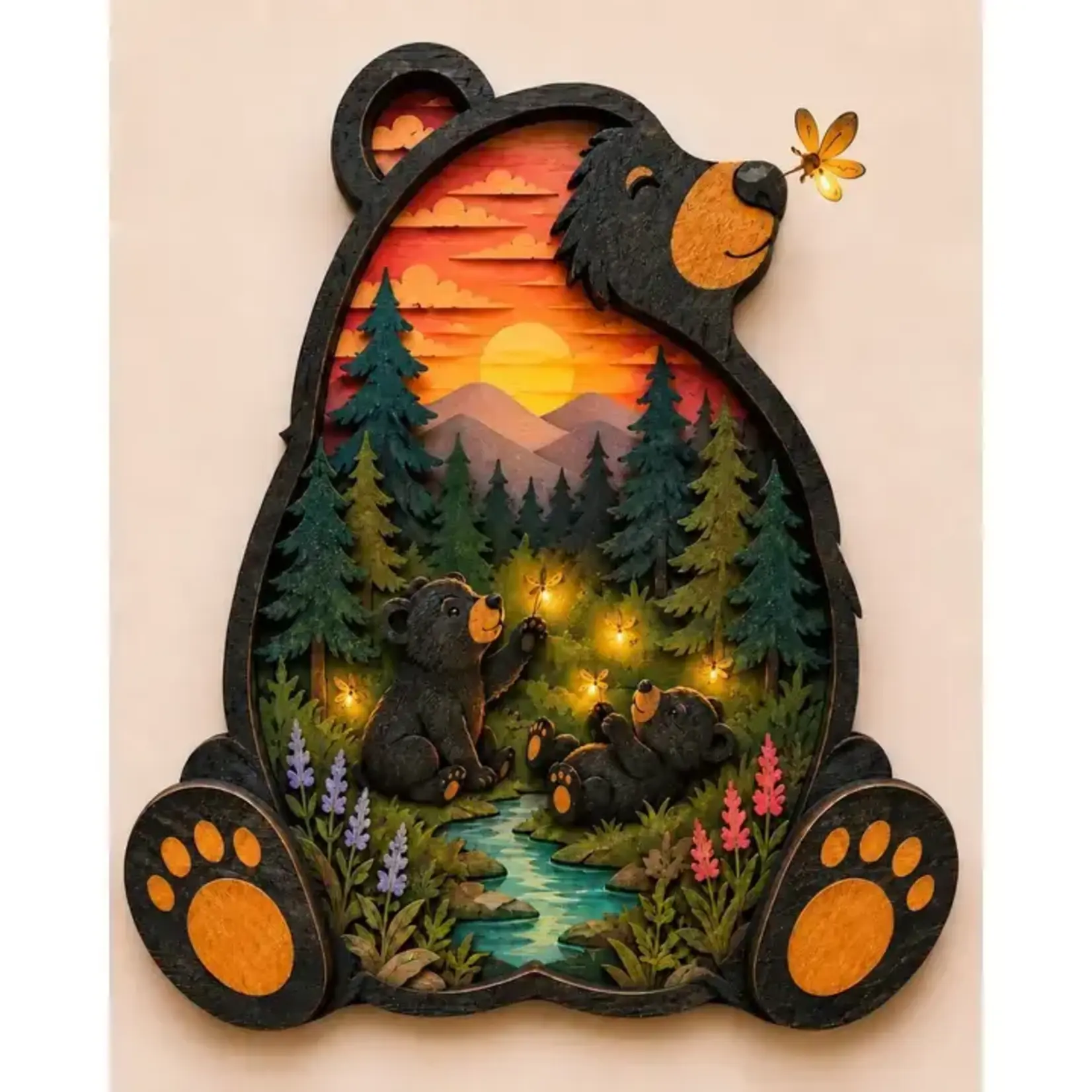 Shelf Sitter - Firefly Bear