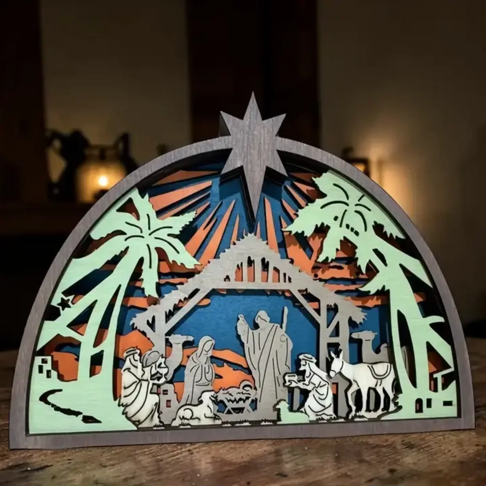 Shelf Sitter - Christmas Manger
