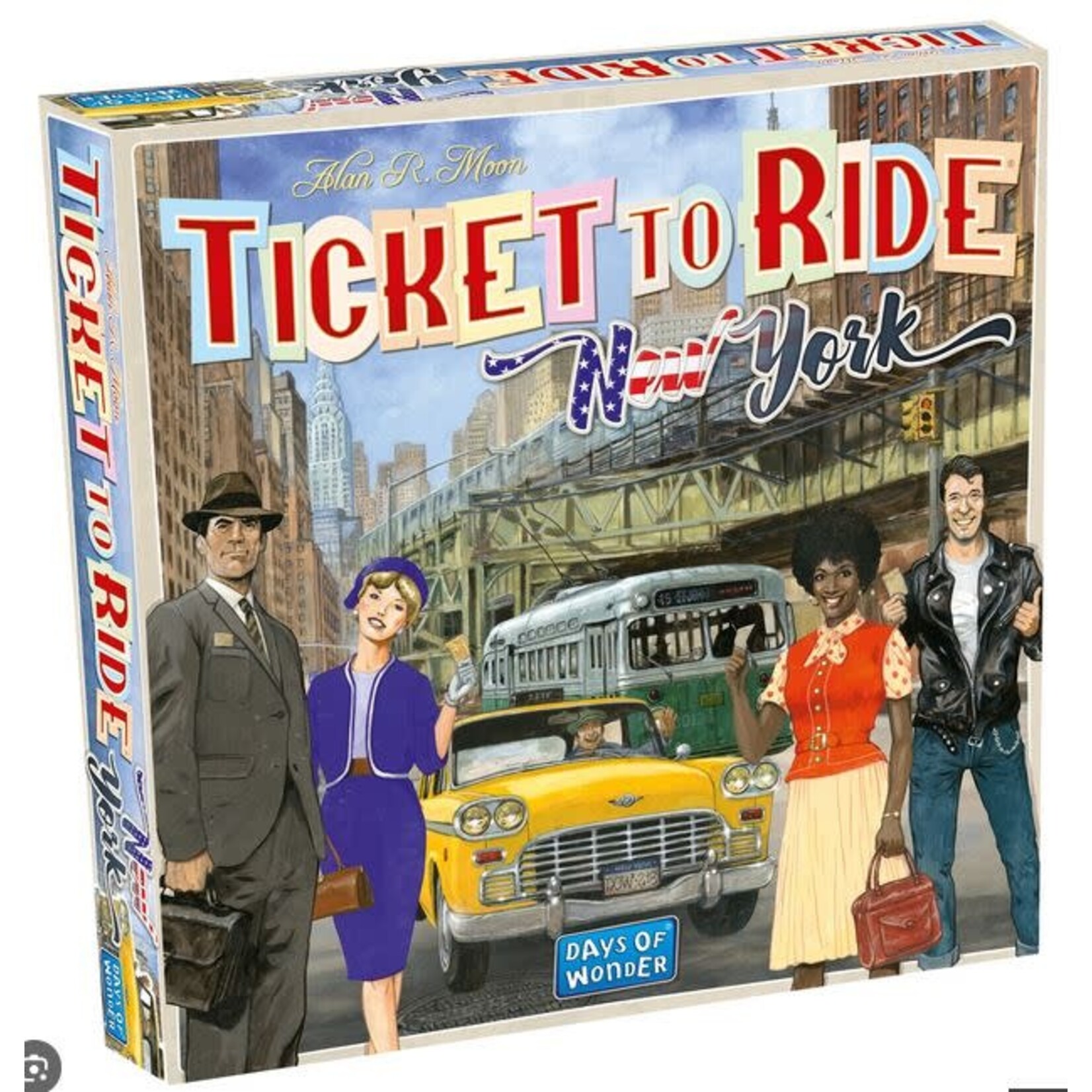 #10166 Ticket to Ride New York Dragon Cache Used Game