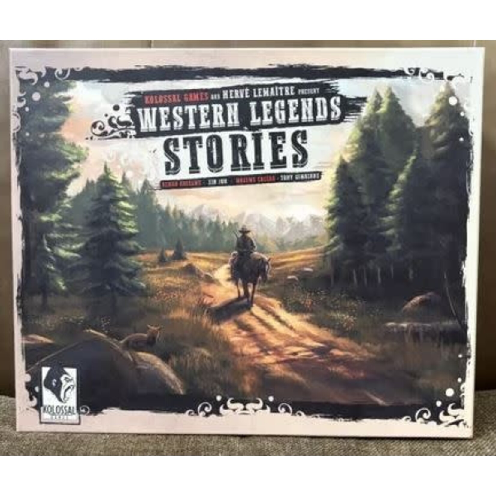 #10161 Western Legends Stories deluxe Kickstarter Bundle Dragon Cache Used Game