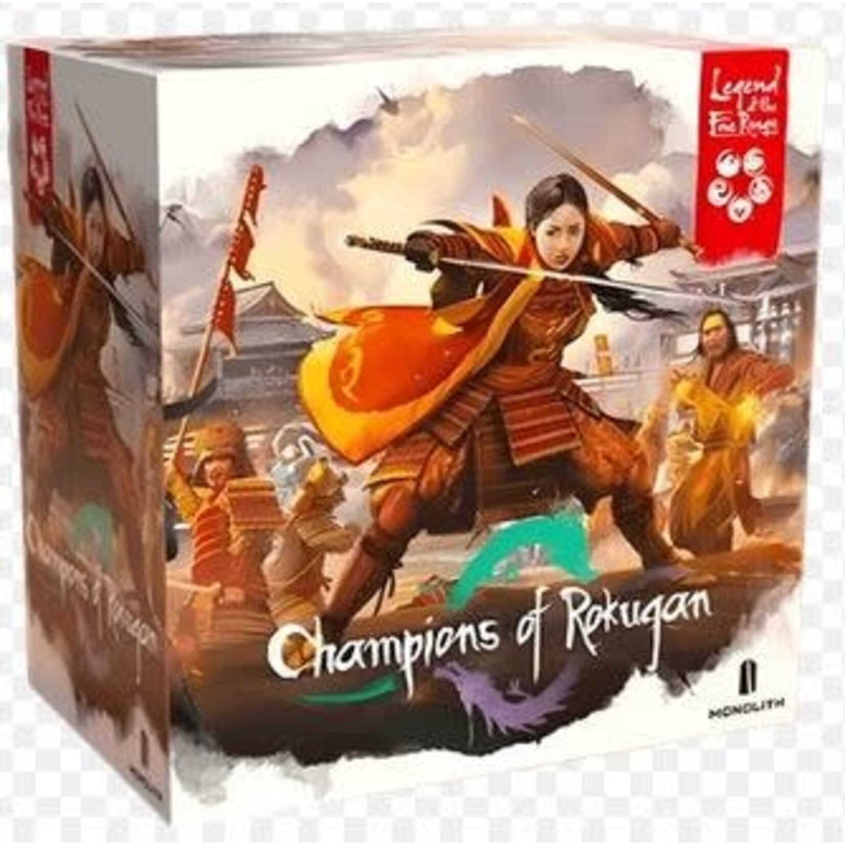 #10160 Champions of Rokugan Champion Pledge Kickstarter Dragon Cache Used Game