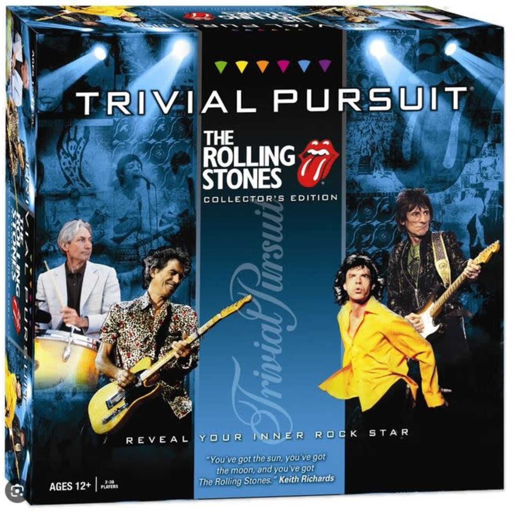 #10155 Trivial Pursuit: Rolling Stones Edition Dragon Cache USed Game