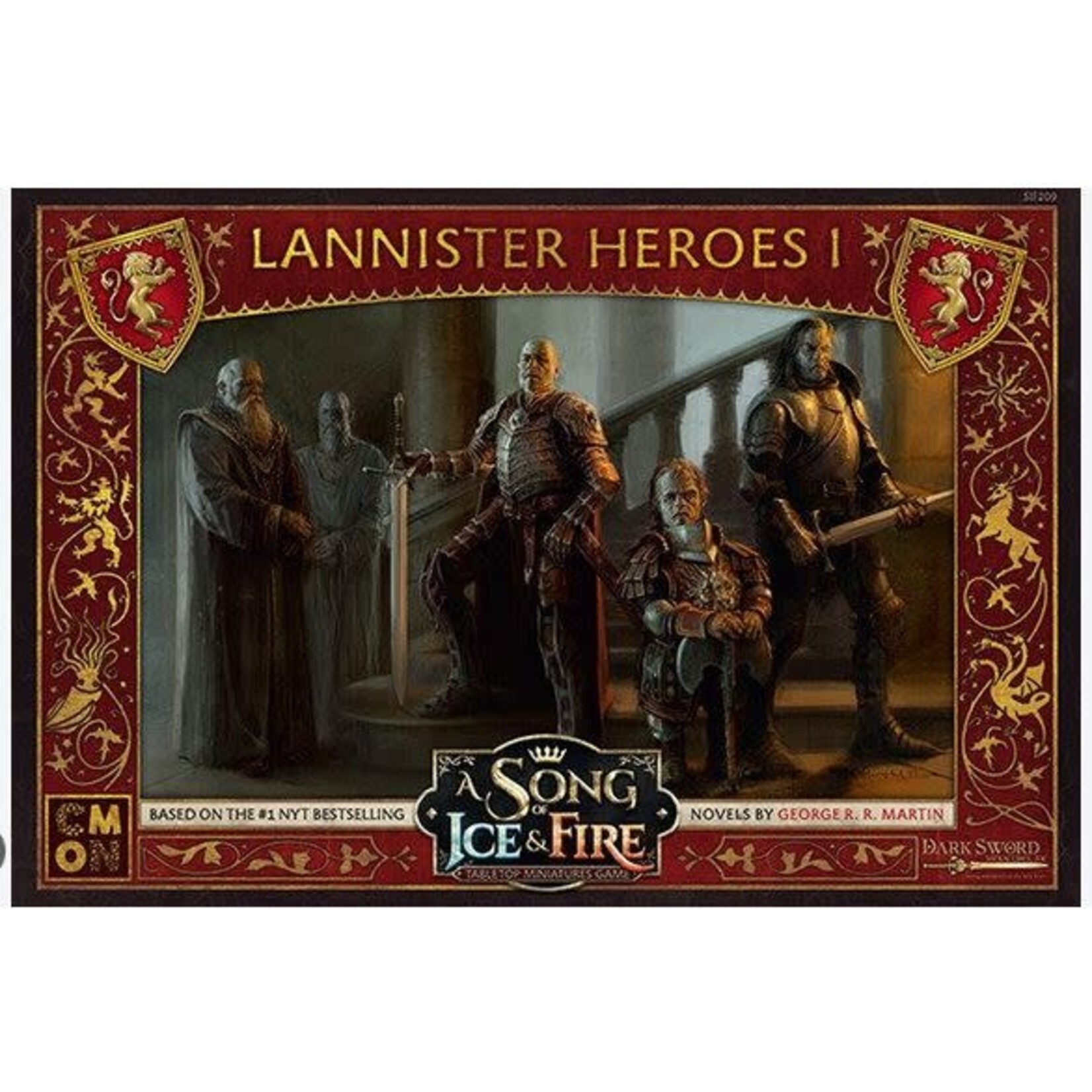 #10141 A Song of Ice and Fire: Lannister Hero 1 Dragon cache Used Game