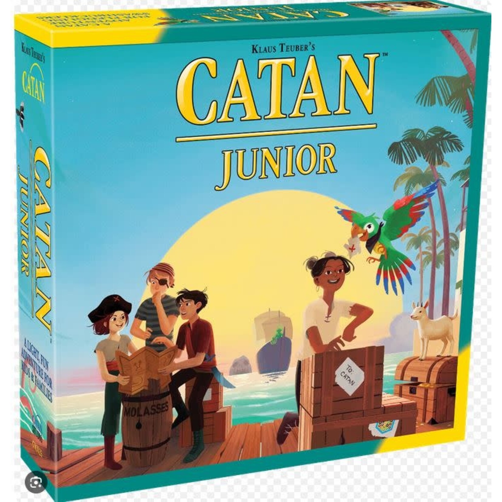 #10130 Catan Jr. dragon cache used game