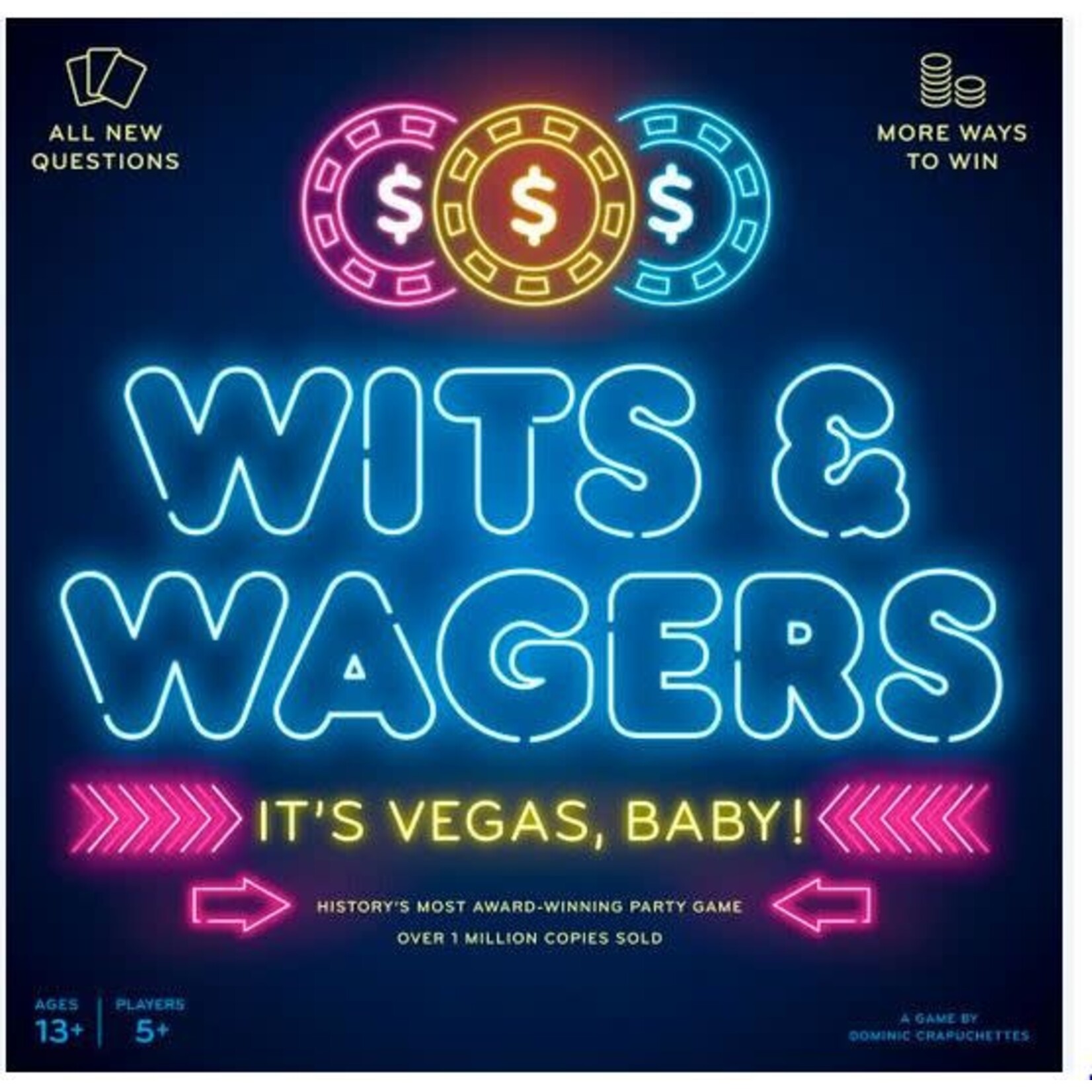 #10119 Wits & Wagers It's Vegas Baby! Dragon Cache Used Game
