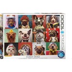#10110 Eurographics Funny Dogs Puzzle 1000pcs Dragon Cache Used Game
