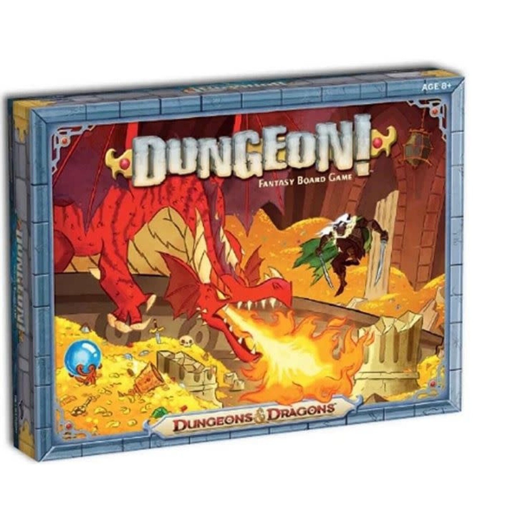 #10099 Dungeon! Fantasy Board Game Dragon Cache Used Game