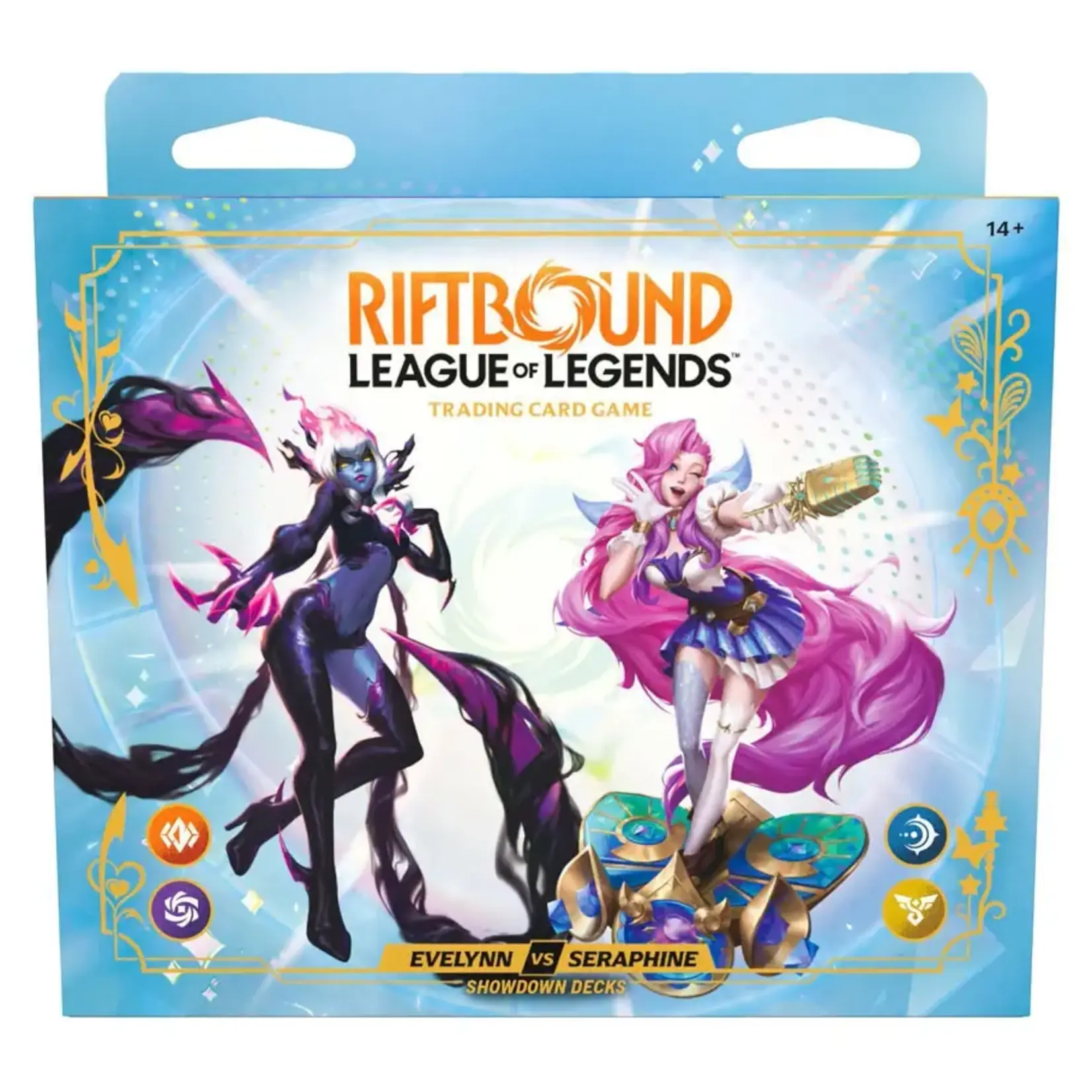 UVS Games Riftbound: Radiance Evelynn vs Seraphine Showdown Deck League of Legends