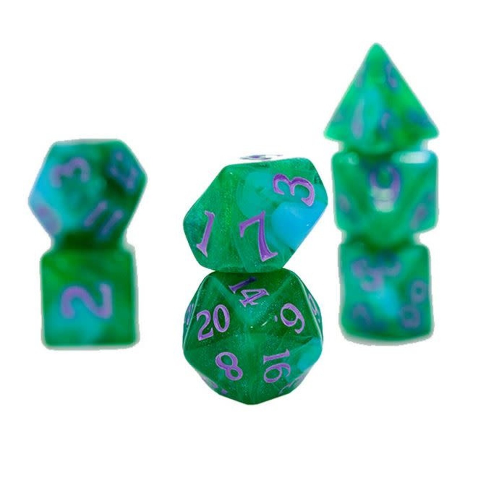 Scented Dice: Blueberry Hag 7 Die Polyhedral Dice Set