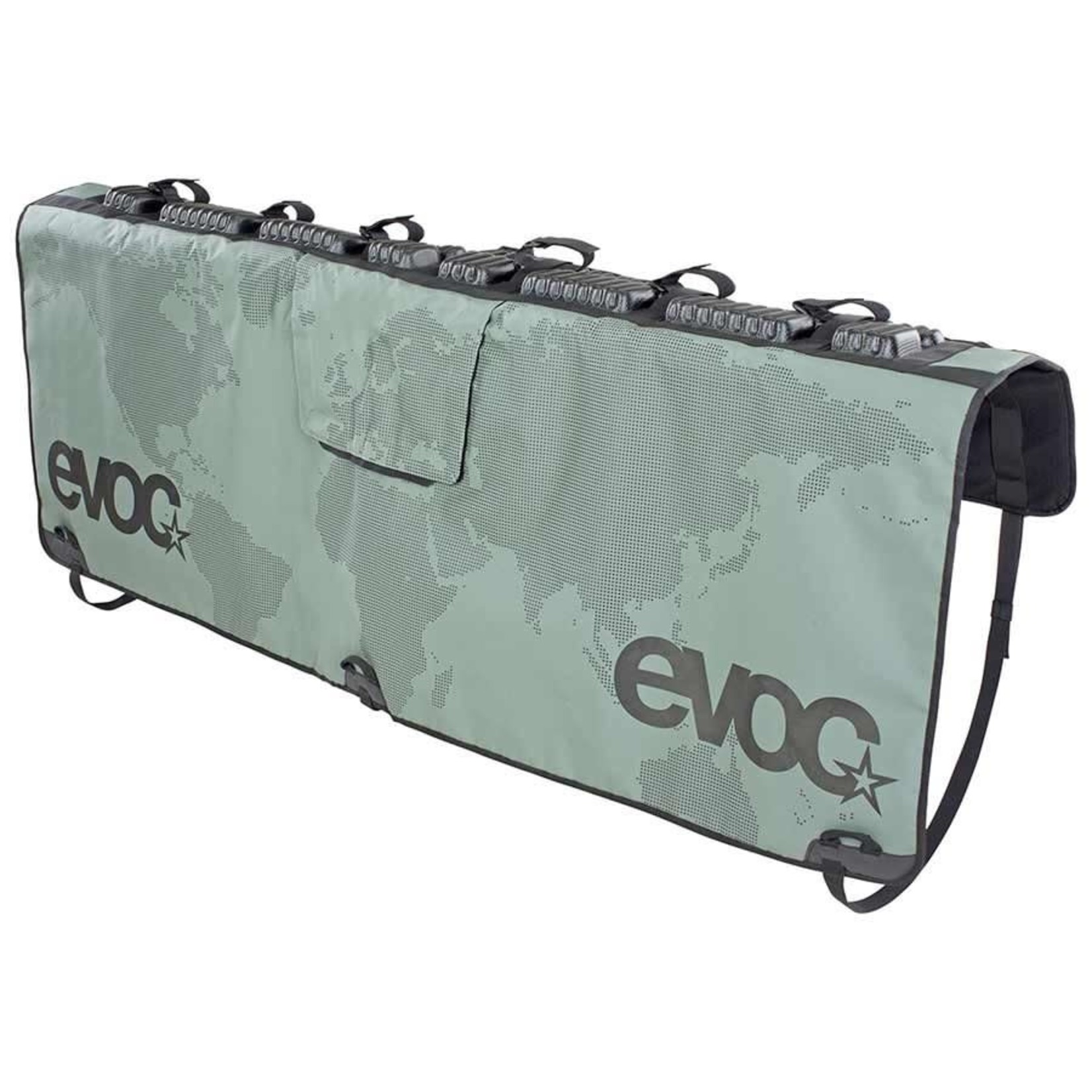 Evoc EVOC, Tailgate Pad, 136cm / 53.5'' wide, for mid-sized trucks, Olive