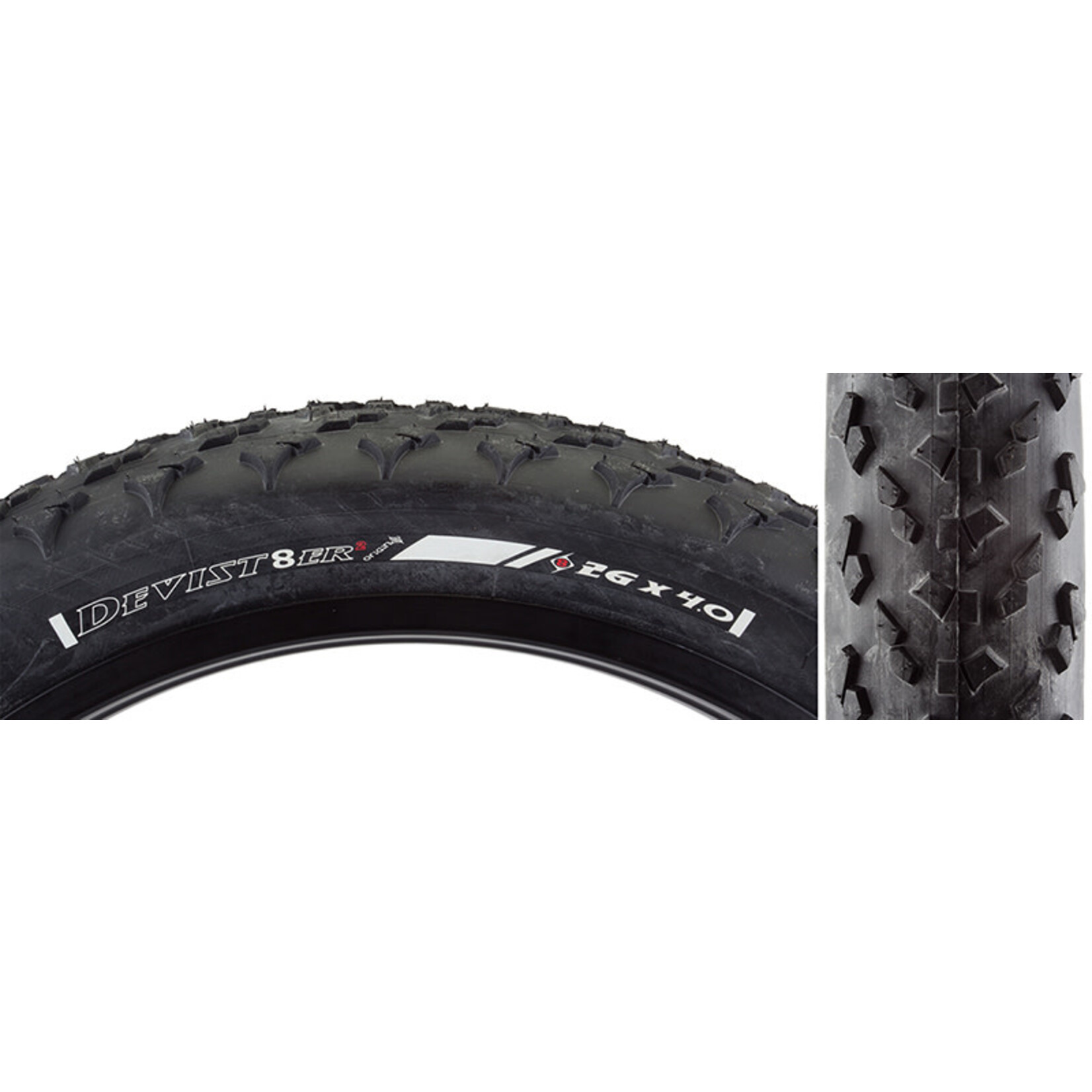 Origin8 TIRE OR8 DEVST 26x4.0 WIRE BELT BK/BK
