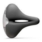 Selle Italia Selle Italia T2 Unisex Flow Saddle - 258x233mm, 671g, Black/Hi-Viz