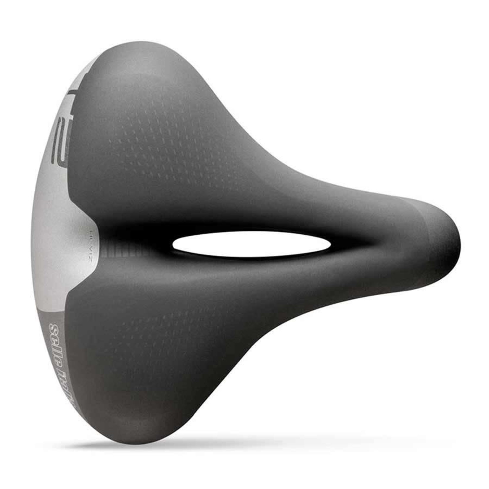 Selle Italia Selle Italia T2 Unisex Flow Saddle - 258x233mm, 671g, Black/Hi-Viz