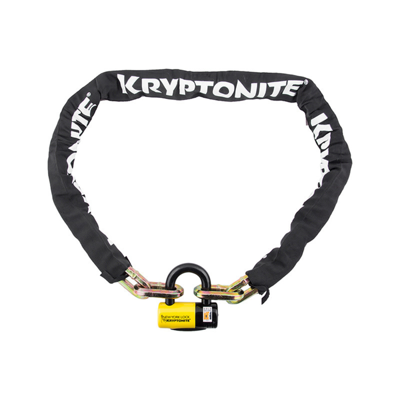 Kryptonite Kryptonite Chain Lock - NY Fahgettaboudit, 5ft, Black