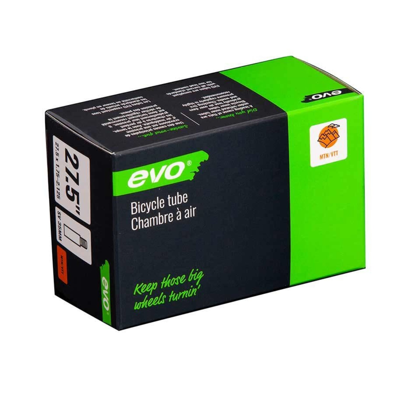 EVO EVO Tube - 27.5x1.75-2.125 - Schrader 48mm