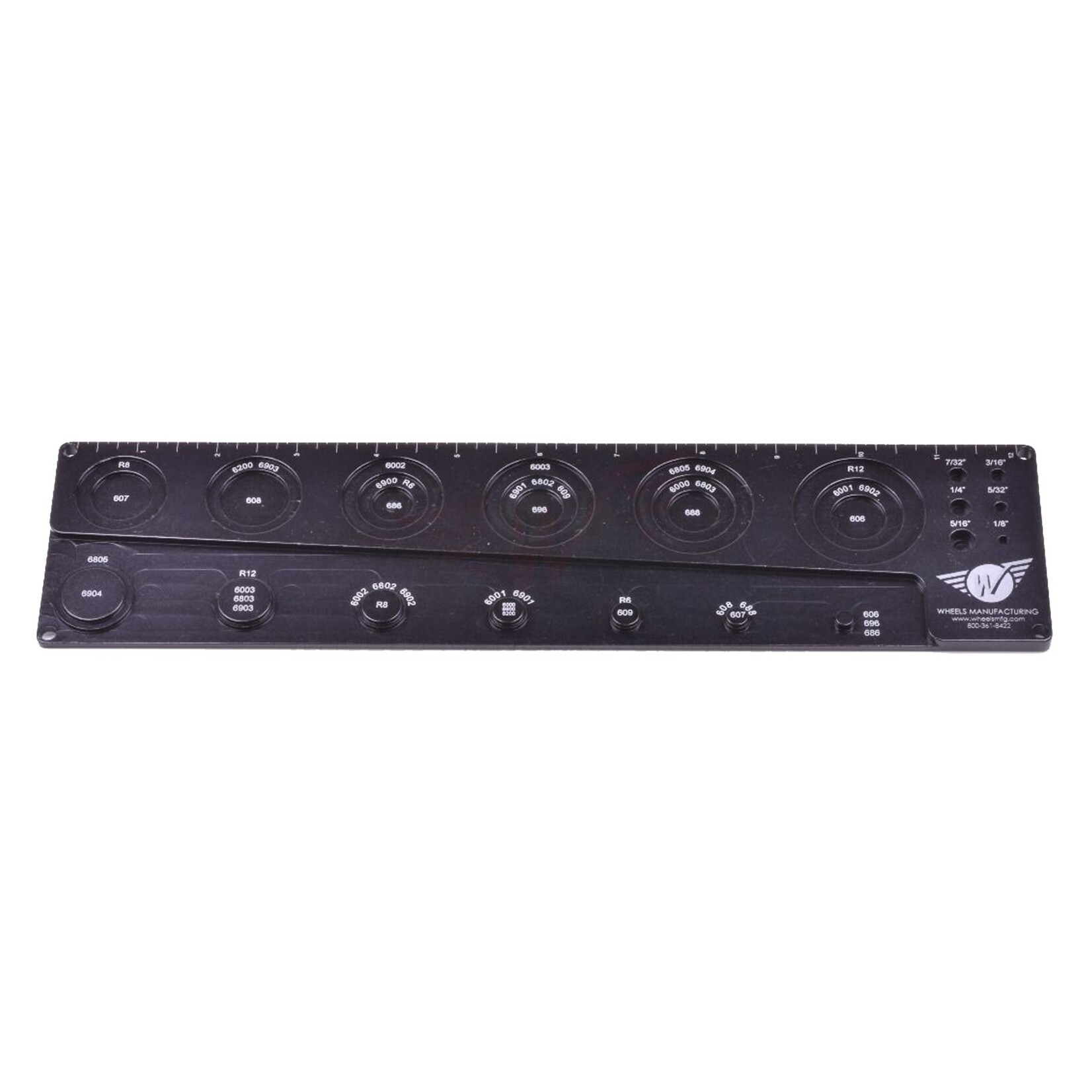 Wheels Manufacturing Wheels MFG Benchtop Bearing Ruler