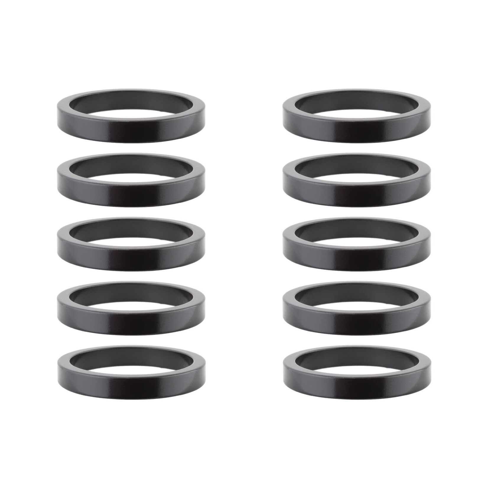 Origin8 Orinin8 Alloy Headset Spacers - 5mm x 1-1/8 (bag of 10)