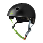 TRIPLE EIGHT Triple8 Dual Cert Helmet w/ESP - SM/MD - Black/Zest Gloss