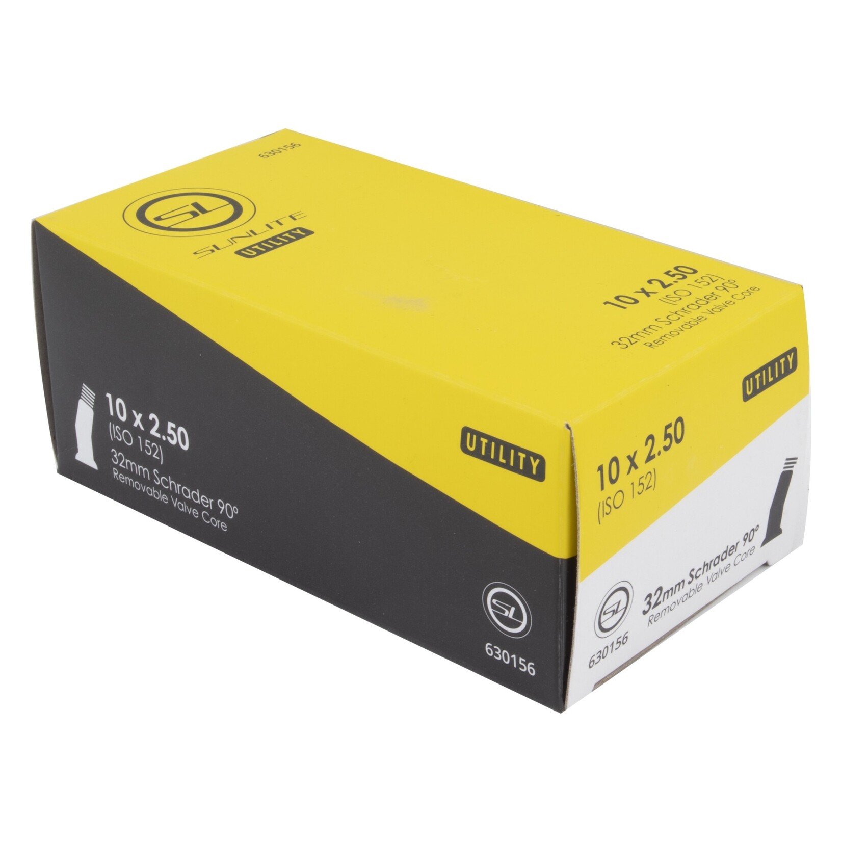 Sunlite Sunlite Utili-T Tube - 10x2.50 (60/70-6.5) - Angled Schrader 32mm