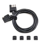 Kuat 4 pin flat rack to car wiring harness, long