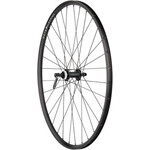 Quality Wheels Quality Wheels Value Double Wall Series Rim+Disc Front Wheel - 700, QR x 100mm, Center-Lock, Black, Clincher