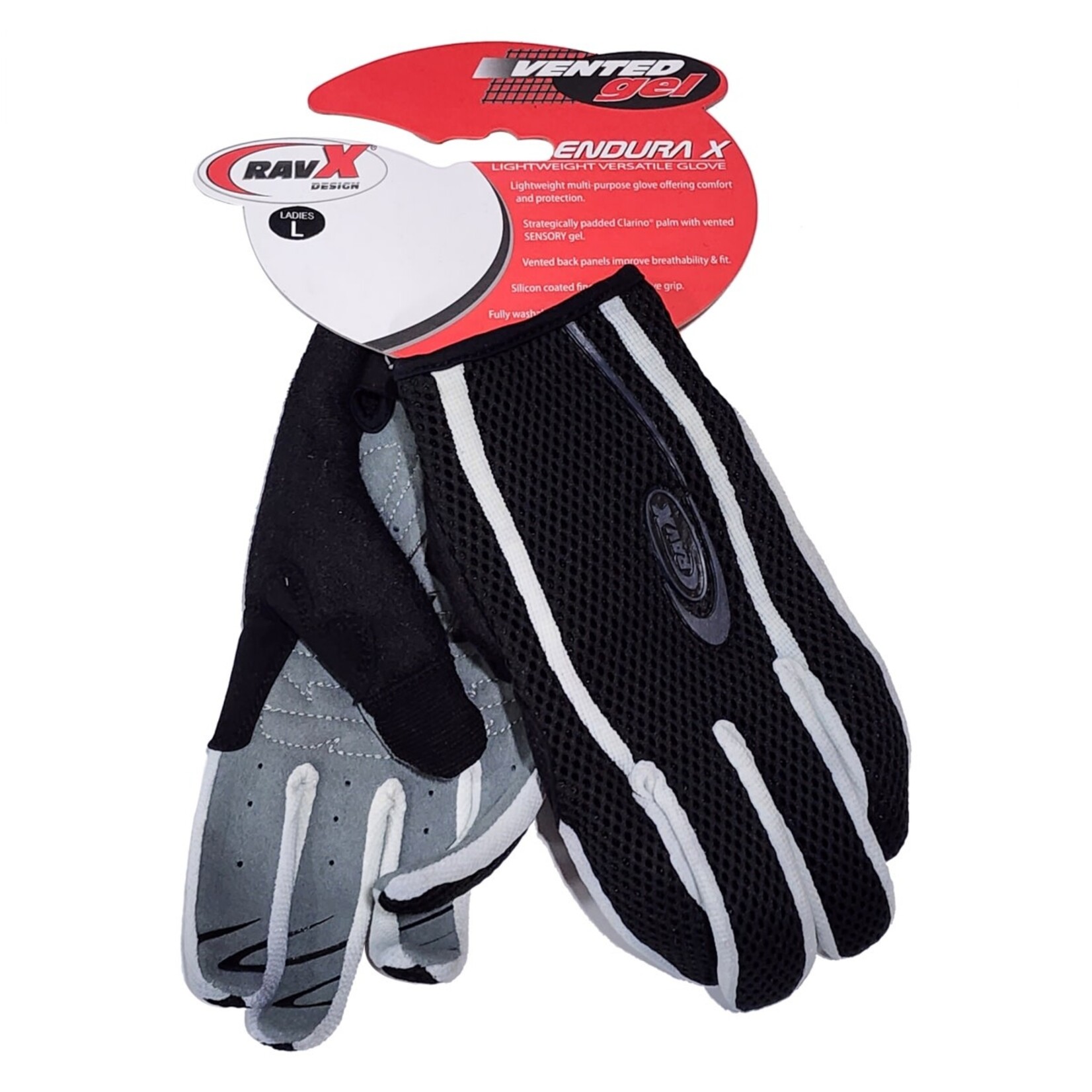 RAVX RAVX Endura X Gloves - Off Road, XSmall, White