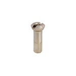 SAPIM SAPIM Nipple - 13g, 2.34x13.5mm, Brass , Silver (for rim w/14g holes)
