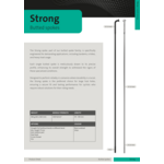 SAPIM Sapim Strong Spoke - 13/14g,310mm, Black - Single