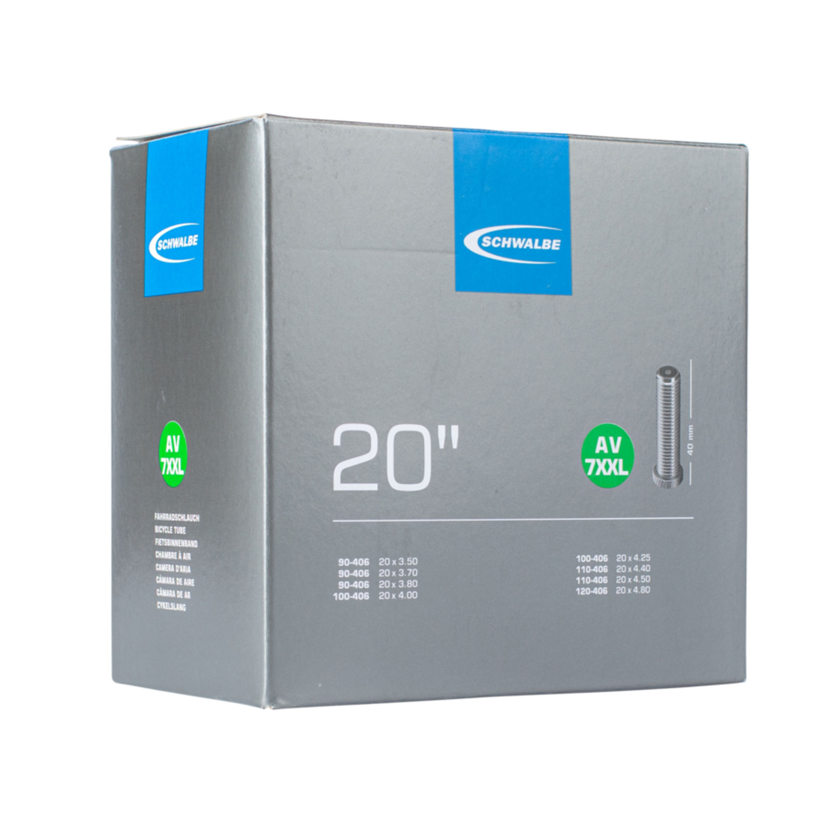 Schwalbe Schwalbe Tube - AV, 20" (7XXL), 40mm