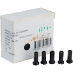 DT Swiss DT Swiss Standard Brass Nipples: 2.34 x 14.5mm, Black, Box of 100