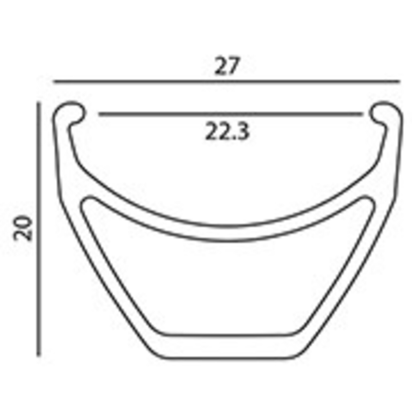 Sun Ringle SUNRINGLE Rim - Inferno-27, 27.5", 584x23, 32h, 14g, Presta